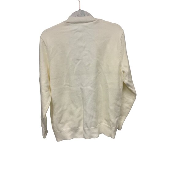 Ivory Fuzzy Cardigan - Picture 2 of 2